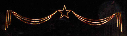 Star with Swags Skyline, 40 feet
