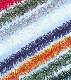 Commercial Grade Fine Cut Garland Holiday decorations with lights
