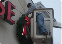 Commercial Christmas Decorations Installation
