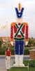 Large Toy Soldier Sihouette Light Display for sale