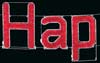 large Happy Holidays commercial garland and light sign closeup