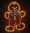 Silhouette Gingerbread Boy, 6 feet