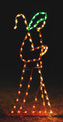 Commercial Light Display Decoration of Large Shepherd for Nativity Scenes - over 7 feet tall