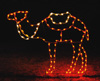 Large Standing Camel Commercial Holiday Light Display for Nativity Scene