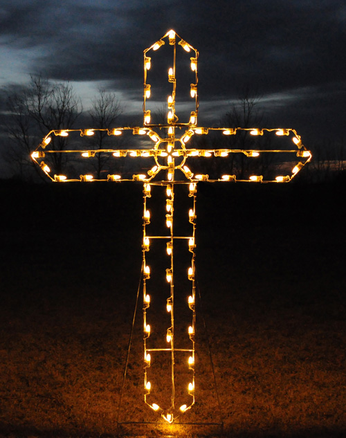 Royal Cross LED Light Display 8.1 Feet