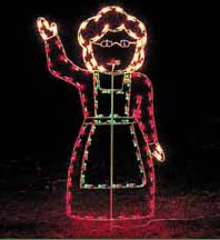 Silhouette Mrs. Claus