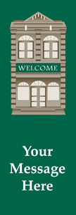 Historic Welcome Building Banner