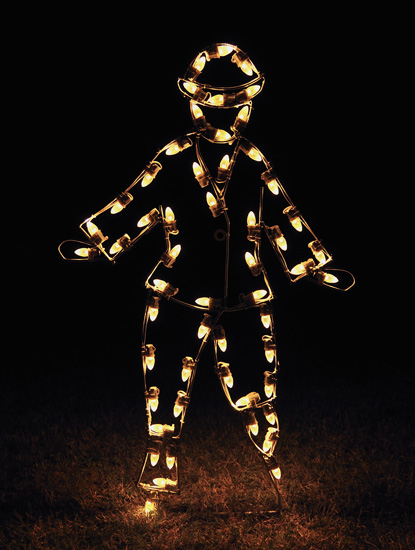 Victorian Skater Boy LED Outdoor Holiday Light Decoration