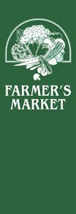 Farmers Market Vegetable Basket Banner