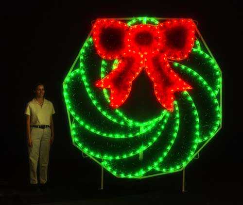 Wreath with Red Bow