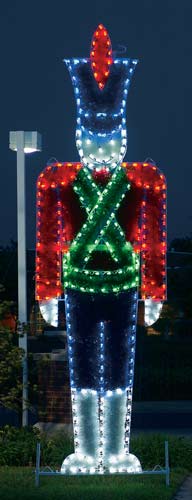 Large Toy Soldier C7 LED Lights and Garland