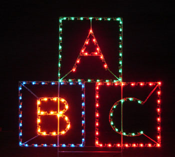 Silhouette ABC Blocks, 5 feet