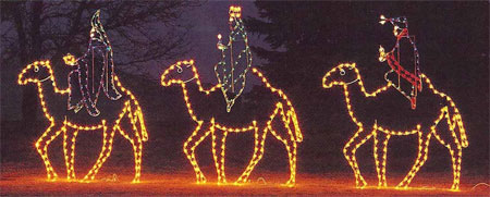 Three Wisemen with Camels