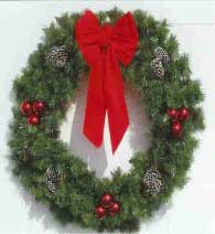 Garland Building Front Wreath 5 Feet