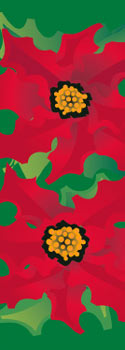 Festive Poinsettia Banner