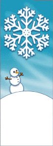 Little Snowman Winter Banner