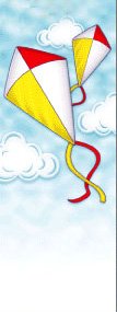 Flying Kites Summer Banner