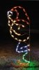 Large LED Light Silhouette Elf Peeking - Santas Workshop - outdoor LED lights