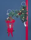 Pole Mount Red Deluxe Lantern Scroll Garland 