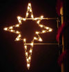 Pole Mount Silhouette Star of Bethlehem, Pole Mount 4 Feet