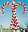 Garland Double Candy Cane - Pole Mount 6 Feet