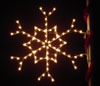 Pole Mount Silhouette Sparkle Snowflake,  Pole Mount 5 Feet 