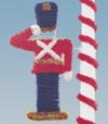 Pole Mount Garland Toy Soldier, Pole Mount 7.5 Feet 