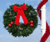 Pole Mount Garland Wreath, Pole Mount 3 Feet