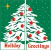 Holiday Greetings Double Tree Banner