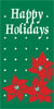Poinsettia Happy Holidays Banner