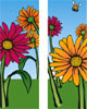 Flowers: Gerber Daisies Double Banner