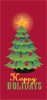 Happy Holidays Christmas Tree Banner