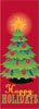 Happy Holidays Christmas Tree Banner