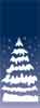 Snowy Pine Tree Banner