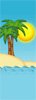Palm Tree Summer Beach Banner
