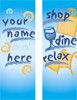 Shop Dine Relax Double Banner