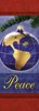 Peace Globe Fabric Banner