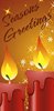 Seasons Greetings Candle Banner