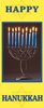 Hanukkah Menorah Happy Hanukkah Banner