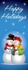 Happy Holidays Happy Snow Couple Banner