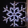 Garland Snowflake, 4 Ft. Pole Decoration in Pure White