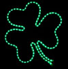 Large Hanging Shamrock LED Light Decoration, Ropelight, 2'