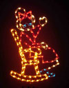 Silhouette Mrs. Claus in Rocker, 5.5 feet