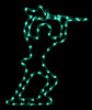 Silhouette Green Plastic Toy Soldier Outdoor Holiday Light Decoration, 5 Feet