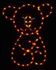 Silhouette Toy Baby Teddy Bear Outdoor Holiday Light Decoration, 5 Feet