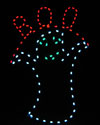 Large 6 foot Halloween Boo Ghost LED Light Display