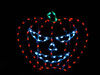3.5' Silhouette Jack O Lantern Halloween Light Display